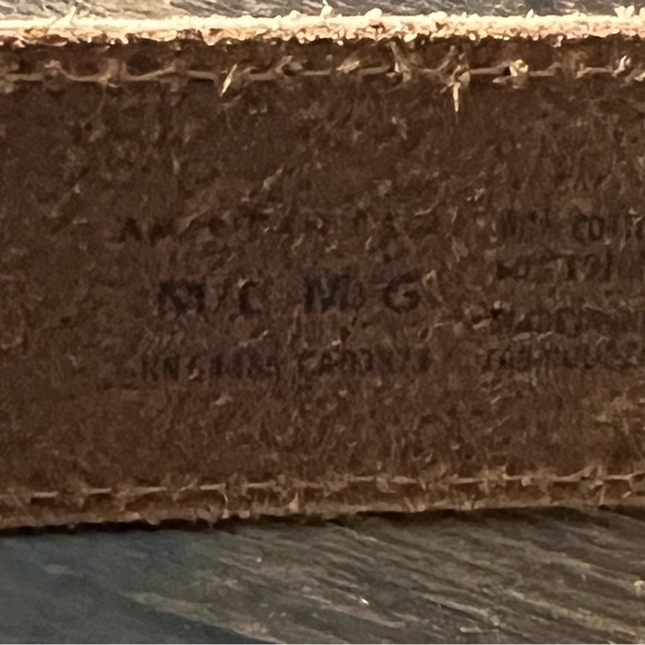 American Eagle AE Women’s Belt Medium Leather Tabs Woven Southwest Boho Preppy - Picture 5 of 8